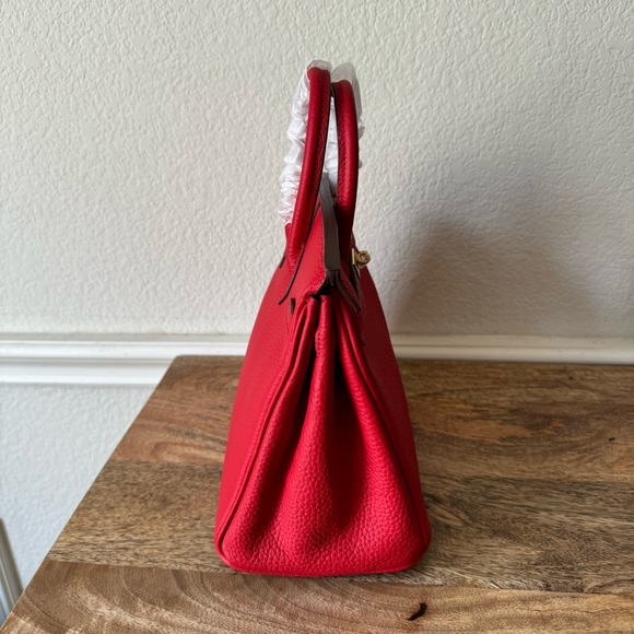 Red Satchel Bag - Picture 7 of 15